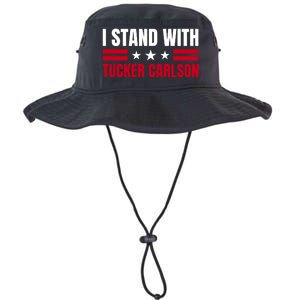 Tucker Carlson I Stand With Him, Men Women, I Stand With Tucker Carlson Legacy Cool Fit Booney Bucket Hat