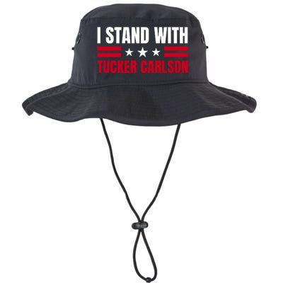 Tucker Carlson I Stand With Him, Men Women, I Stand With Tucker Carlson Legacy Cool Fit Booney Bucket Hat