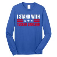 Tucker Carlson I Stand With Him, Men Women, I Stand With Tucker Carlson Long Sleeve Shirt