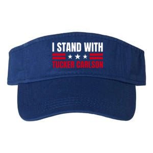 Tucker Carlson I Stand With Him, Men Women, I Stand With Tucker Carlson Valucap Bio-Washed Visor