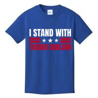 Tucker Carlson I Stand With Him, Men Women, I Stand With Tucker Carlson Kids T-Shirt