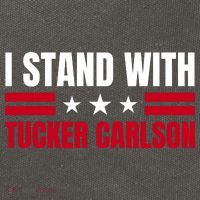 Tucker Carlson I Stand With Him, Men Women, I Stand With Tucker Carlson Cotton Canvas Backpack
