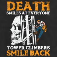 Tower Climber, Industrial Climber 7 Panel Mesh Trucker Snapback Hat