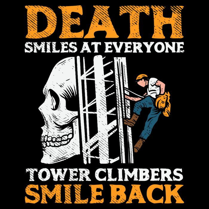 Tower Climber, Industrial Climber T-Shirt