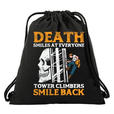 Tower Climber, Industrial Climber Drawstring Bag