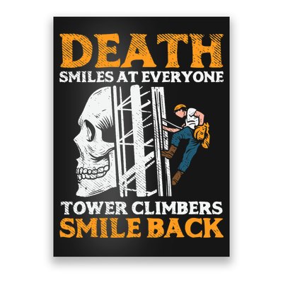 Tower Climber, Industrial Climber Poster