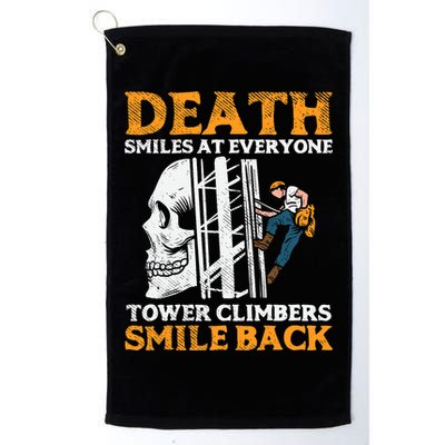 Tower Climber, Industrial Climber Golf Towel
