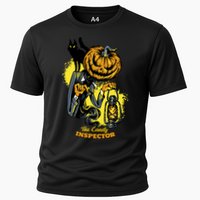 The Candy Inspector Funny Halloween Cooling Performance Crew T-Shirt