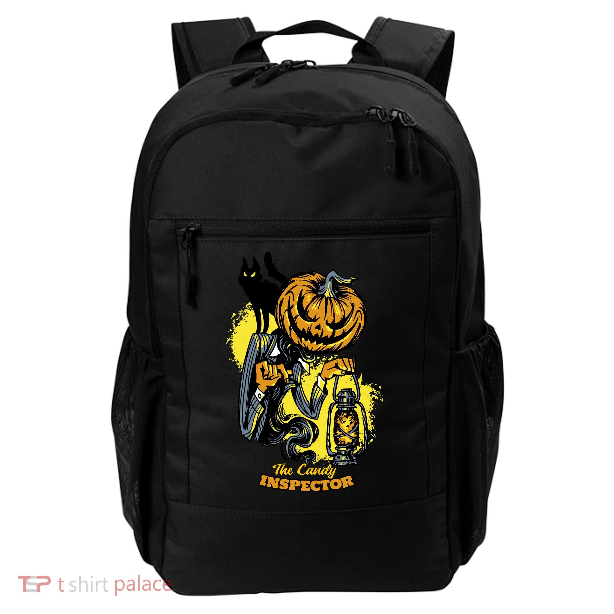 The Candy Inspector Funny Halloween Daily Commute Backpack
