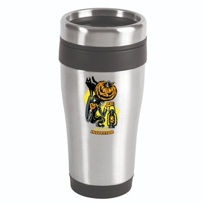 The Candy Inspector Funny Halloween 16oz Travel Tumbler