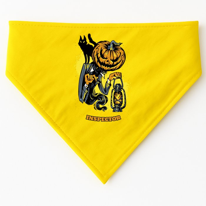 The Candy Inspector Funny Halloween USA-Made Doggie Bandana