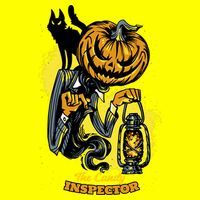 The Candy Inspector Funny Halloween USA-Made Doggie Bandana