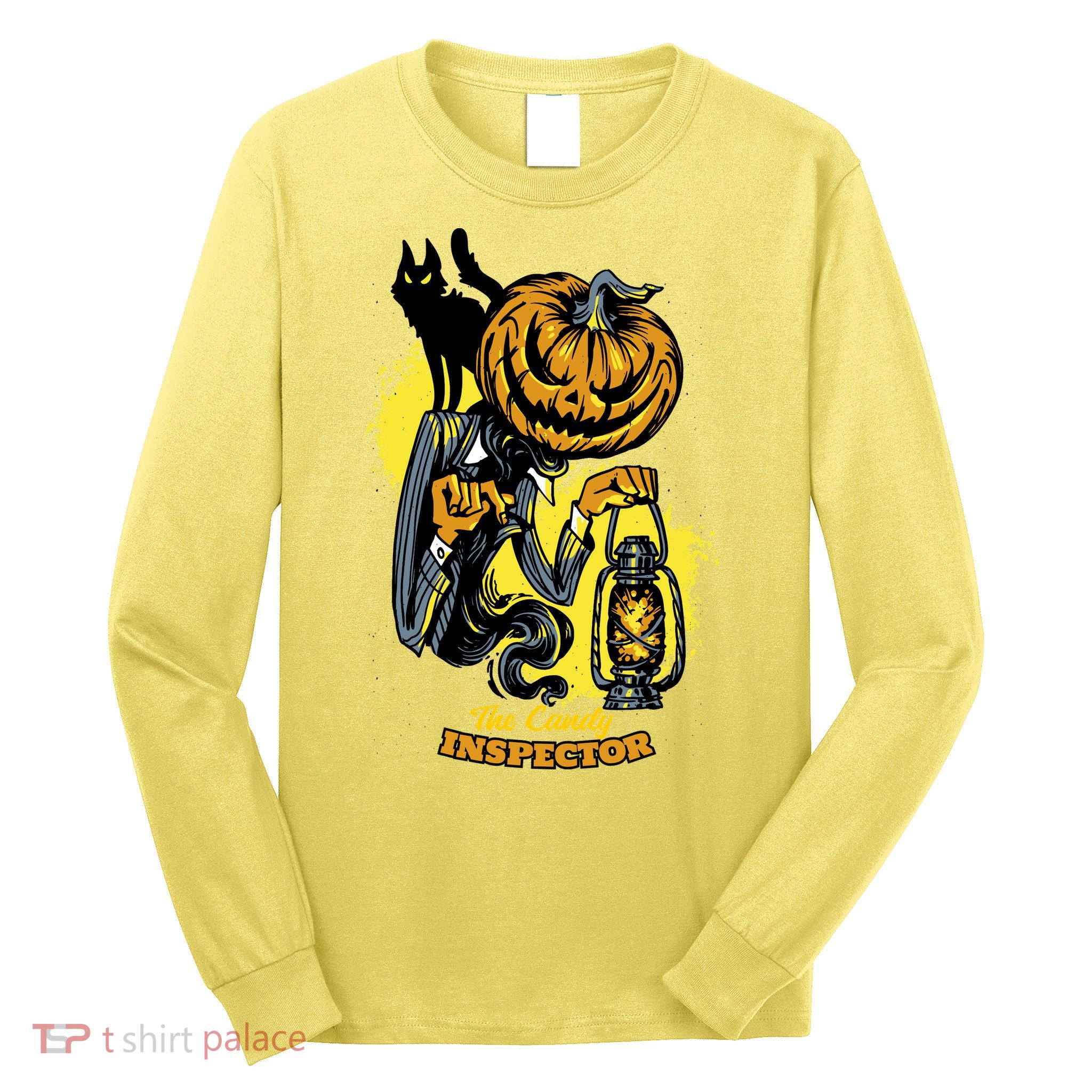 The Candy Inspector Funny Halloween Long Sleeve Shirt