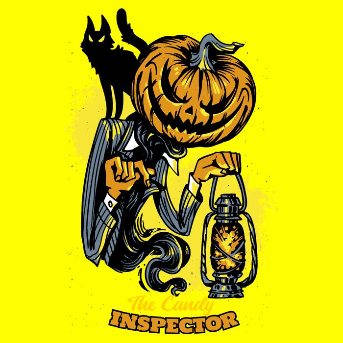 The Candy Inspector Funny Halloween Long Sleeve Shirt