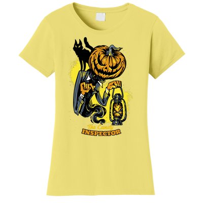 The Candy Inspector Funny Halloween Women's T-Shirt