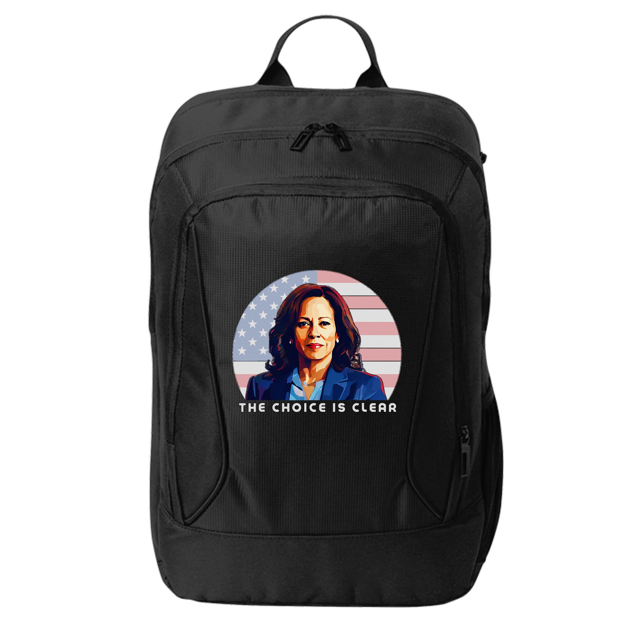 The Choice Is Clear Kamala Harris President 24 City Backpack