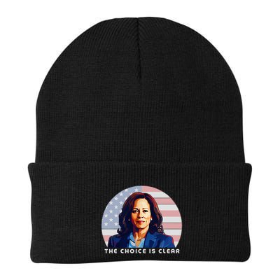 The Choice Is Clear Kamala Harris President 24 Beanie