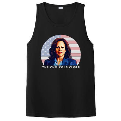 The Choice Is Clear Kamala Harris President 24 PosiCharge Competitor Tank