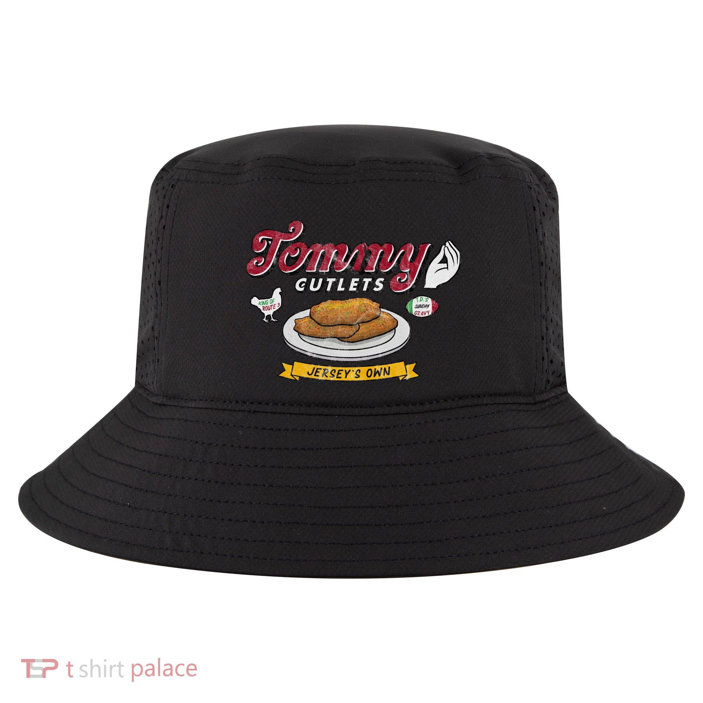 Tommy Cutlets Italian Hand Own Cool Comfort Performance Bucket Hat