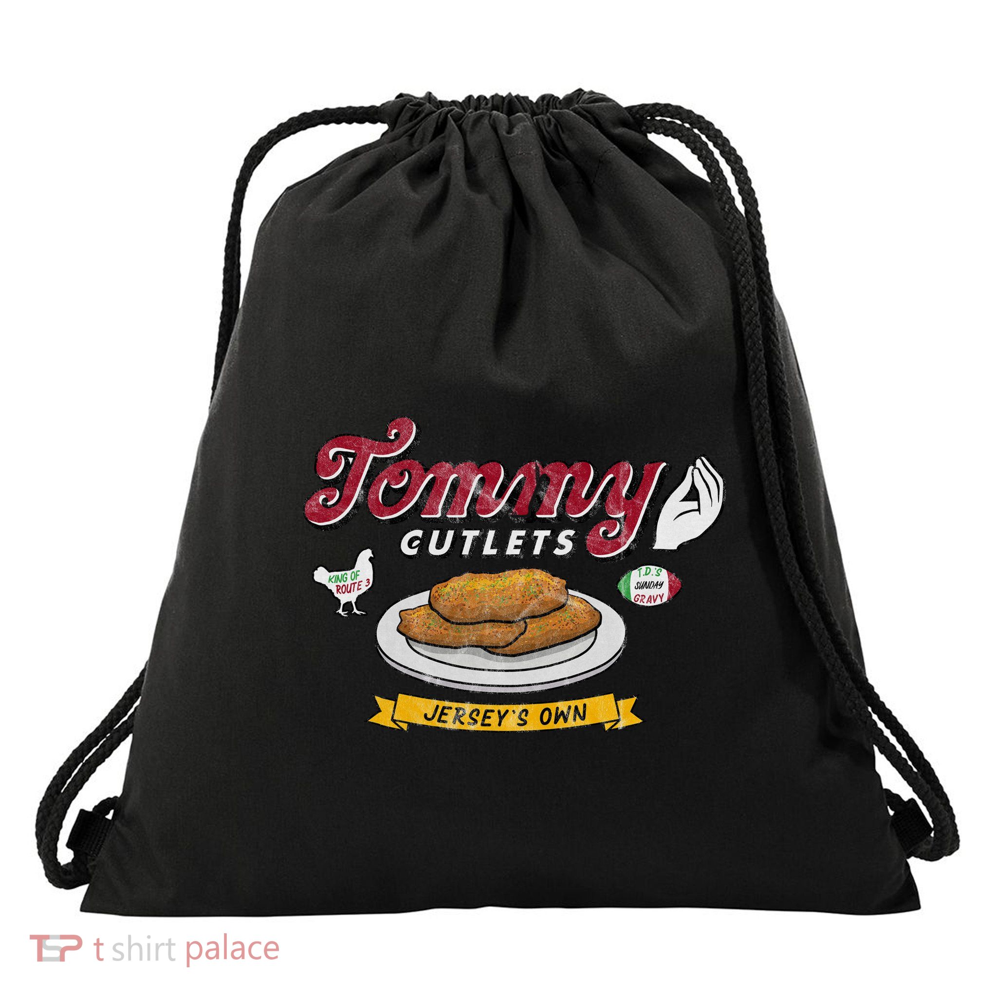Tommy Cutlets Italian Hand Own Drawstring Bag
