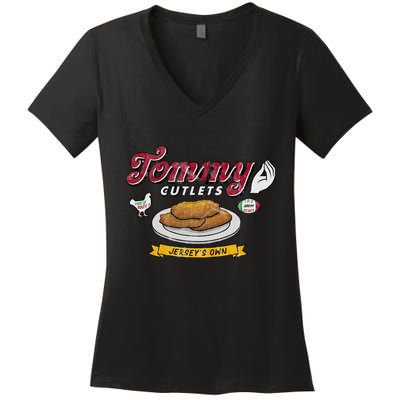 Tommy Cutlets Italian Hand Own Women's V-Neck T-Shirt