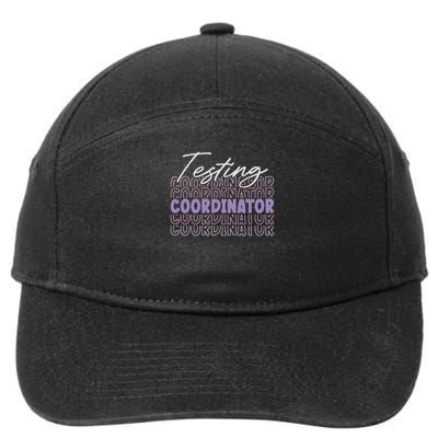 Testing Coordinator Job Appreciation 7-Panel Snapback Hat