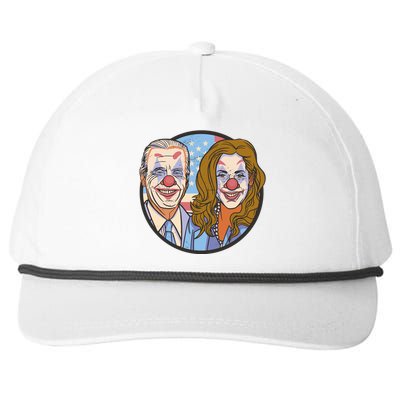 The Clowns Joe Biden Kamala Harris Snapback Five-Panel Rope Hat