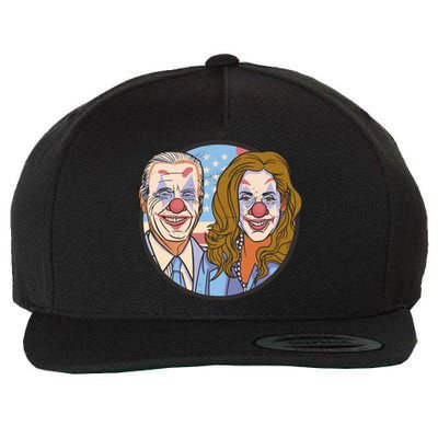 The Clowns Joe Biden Kamala Harris Wool Snapback Cap