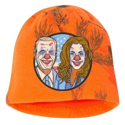 The Clowns Joe Biden Kamala Harris Kati - Camo Knit Beanie