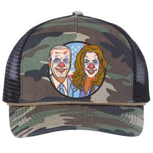 The Clowns Joe Biden Kamala Harris Retro Rope Trucker Hat Cap