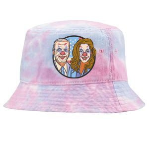 The Clowns Joe Biden Kamala Harris Tie-Dyed Bucket Hat