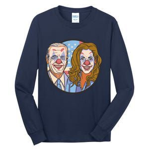 The Clowns Joe Biden Kamala Harris Tall Long Sleeve T-Shirt