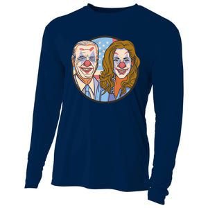 The Clowns Joe Biden Kamala Harris Cooling Performance Long Sleeve Crew