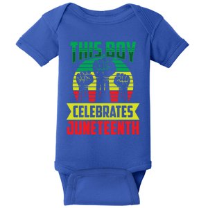 This Celebrates Juneteenth 1865 African Black American Gift Baby Bodysuit