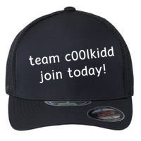 Team C00lkidd Join Today Funny Trending Quote Flexfit Unipanel Trucker Cap