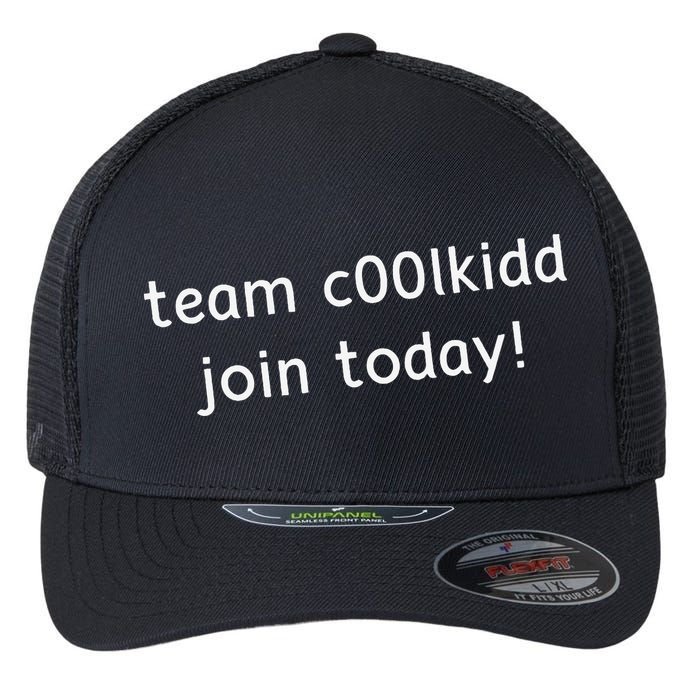 Team C00lkidd Join Today Funny Trending Quote Flexfit Unipanel Trucker Cap