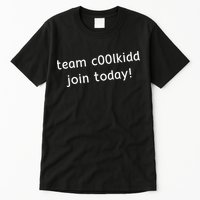 Team C00lkidd Join Today Funny Trending Quote Tall T-Shirt