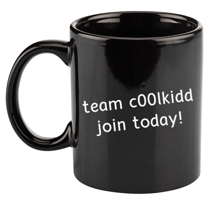 Team C00lkidd Join Today Funny Trending Quote 11oz C Handle Ceramic Mug