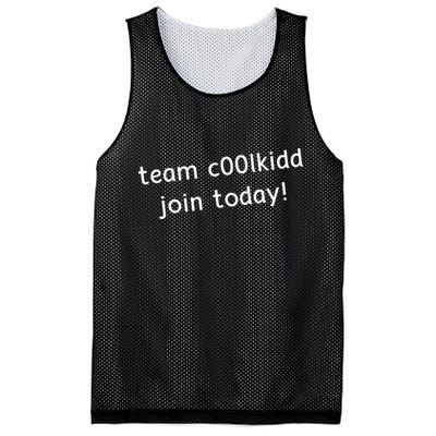 Team C00lkidd Join Today Funny Trending Quote Mesh Reversible Basketball Jersey Tank