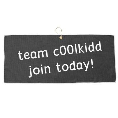 Team C00lkidd Join Today Funny Trending Quote Large Microfiber Waffle Golf Towel
