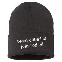 Team C00lkidd Join Today Funny Trending Quote Sustainable Knit Beanie