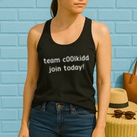 Team C00lkidd Join Today Funny Trending Quote Womens Tank Top
