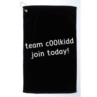 Team C00lkidd Join Today Funny Trending Quote Golf Towel