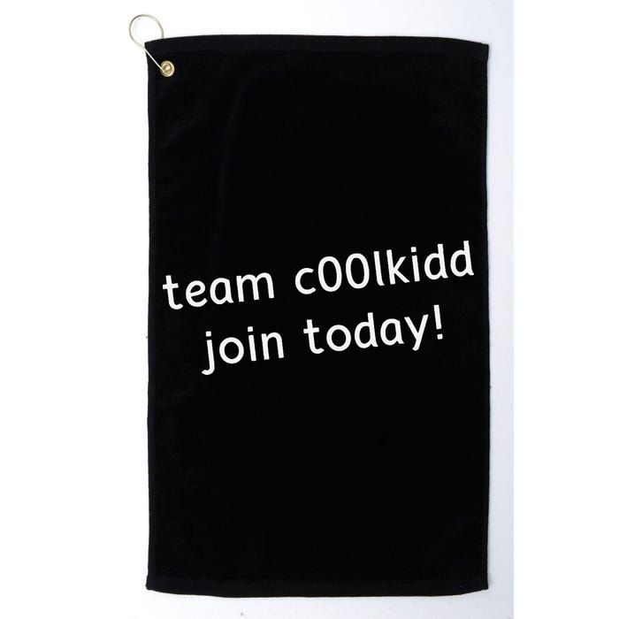 Team C00lkidd Join Today Funny Trending Quote Golf Towel