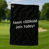 Team C00lkidd Join Today Funny Trending Quote Golf Towel