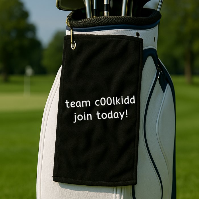 Team C00lkidd Join Today Funny Trending Quote Golf Towel