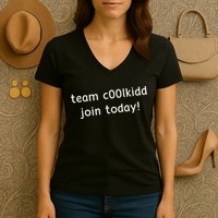 Team C00lkidd Join Today Funny Trending Quote Women's V-Neck T-Shirt