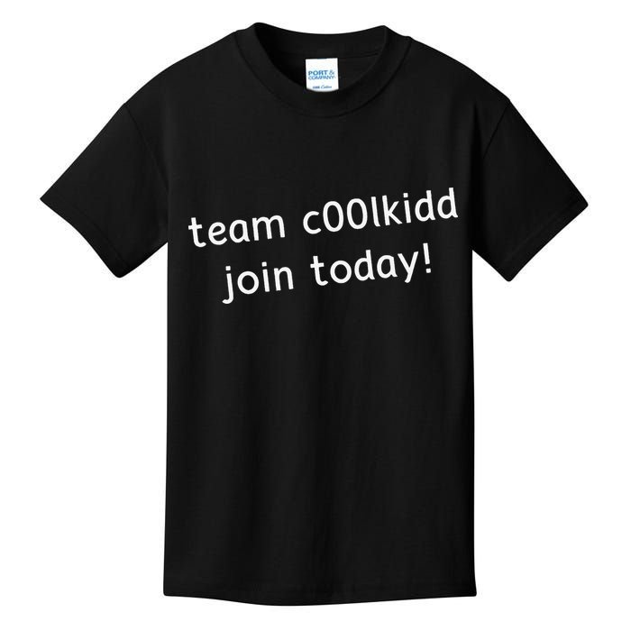 Team C00lkidd Join Today Funny Trending Quote Kids T-Shirt