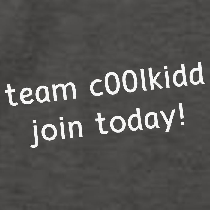 Team C00lkidd Join Today Funny Trending Quote Vector Backpack