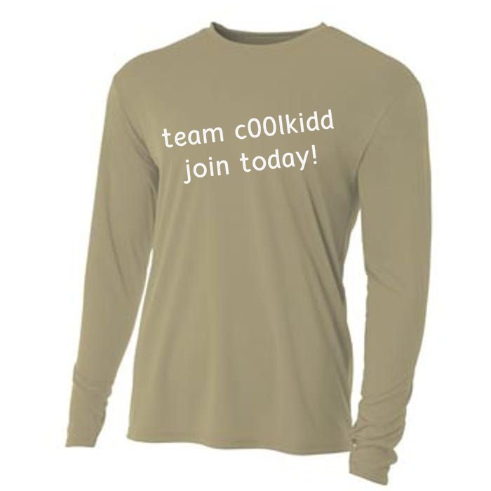 Team C00lkidd Join Today Funny Trending Quote Cooling Performance Long Sleeve Crew